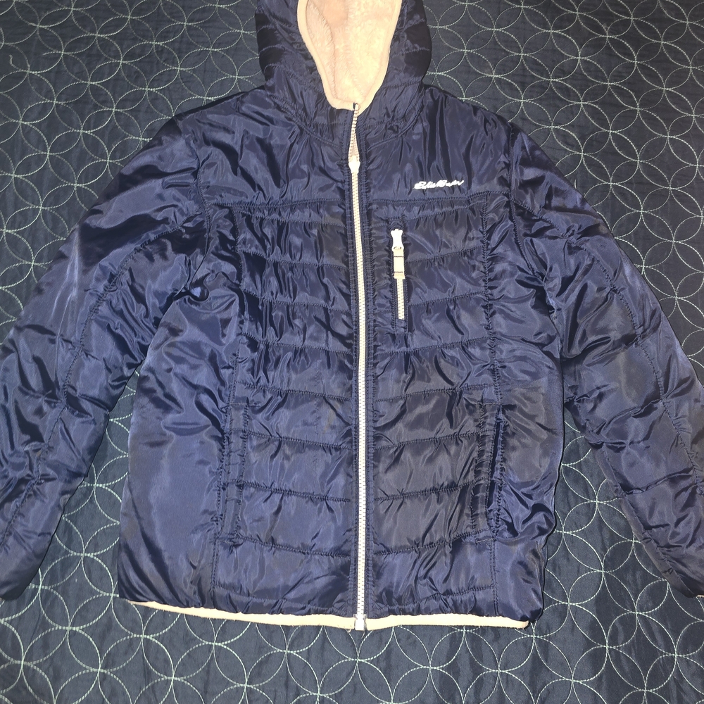 Eddie Bauer Kids Dark Blue Puffer Jacket